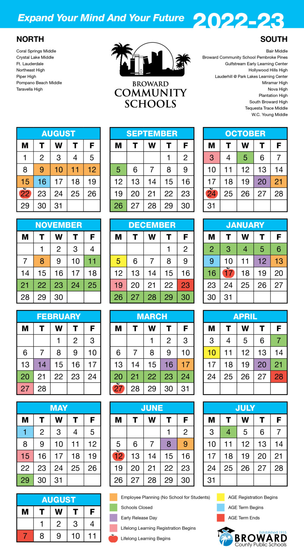 2024 2025 School Year Calendar For Broward County Public Schools Cruise Around The World 2025