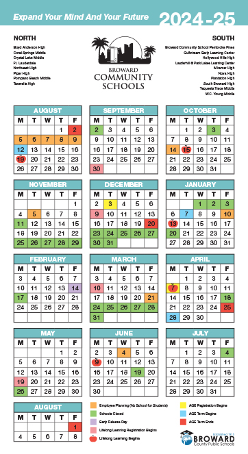 Calendar 2023-2024 school year