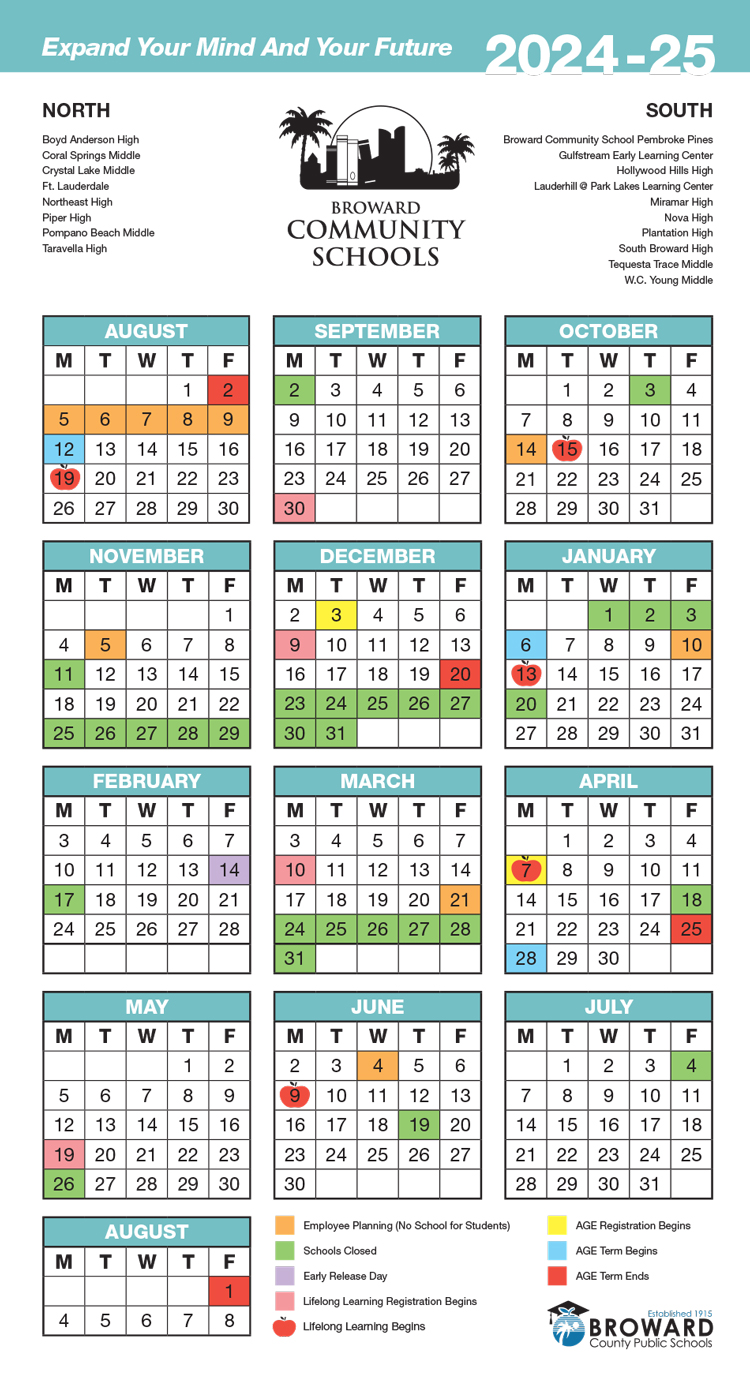 Calendar 2023-2024 school year